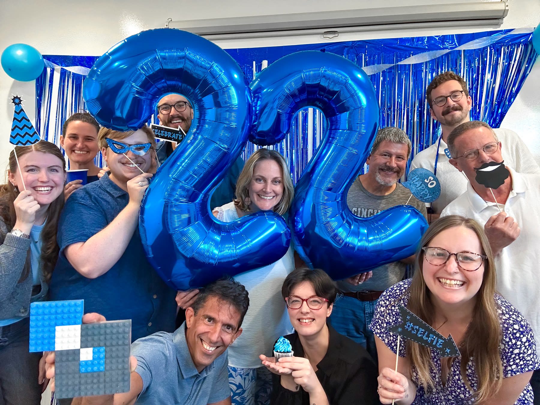 The Sylver Consulting team celebrating 23 years